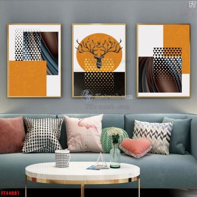 Tải file File tranh bộ hiện đại FT44081 (ảnh gốc) độ phân giải 300dpi