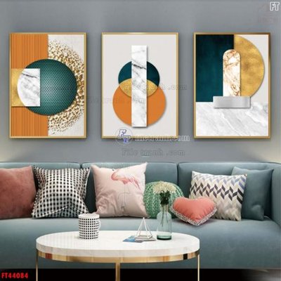 File gốc File tranh bộ hiện đại FT44084 (dành cho trang trí nội thất)