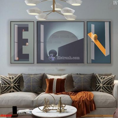 Tải về hình ảnh gốc File tranh bộ hiện đại FT44099 sắc nét