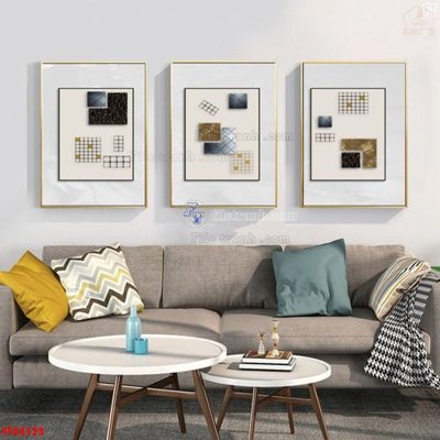 Hình ảnh file gốc File tranh bộ hiện đại FT44123 cho in UV