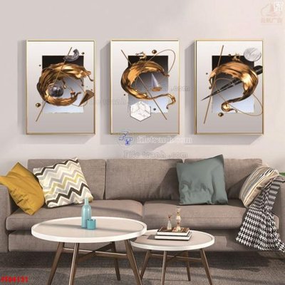 File gốc File tranh bộ hiện đại FT44131 (in tráng gương) hiện đại