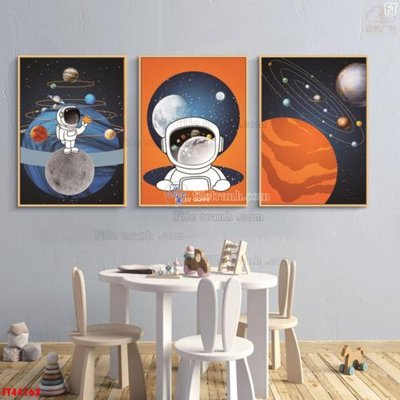 File gốc File tranh bộ hiện đại FT44163 (ảnh chi tiết) để in lụa