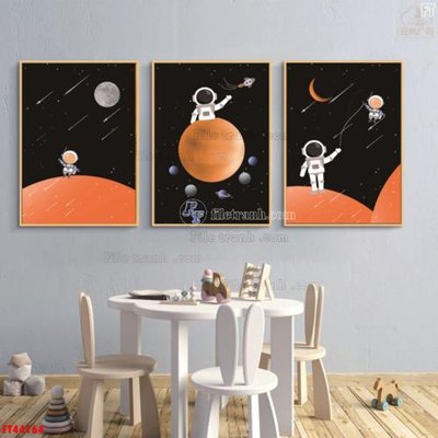 Tải file gốc File tranh bộ hiện đại FT44164 (in bạt) quảng cáo