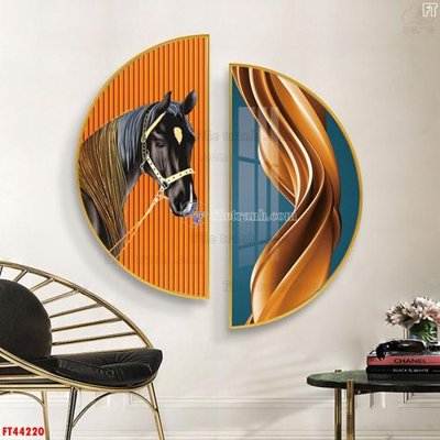 Tải file File tranh bộ hiện đại FT44220 (PSD) cho in tranh kính