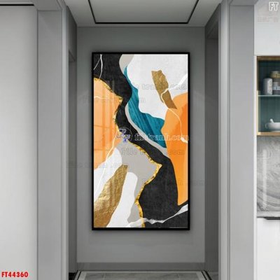 File tranh File tranh bộ hiện đại FT44360 (bản gốc) in lụa dán tường