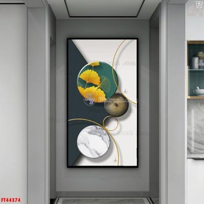 File tranh File tranh bộ hiện đại FT44374 (bản gốc) in lụa dán tường