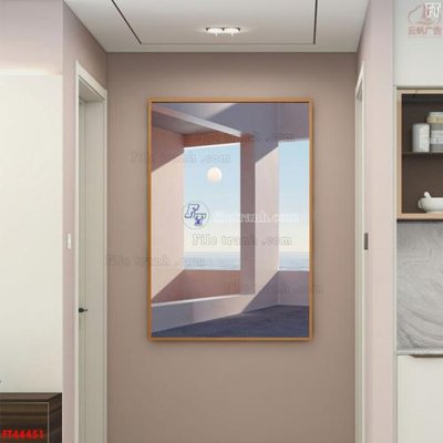 File gốc File tranh bộ hiện đại FT44451 cho in ấn và thiết kế