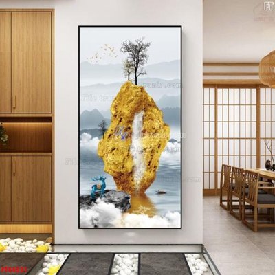 Ảnh gốc file in lụa File tranh bộ hiện đại FT44531 chi tiết