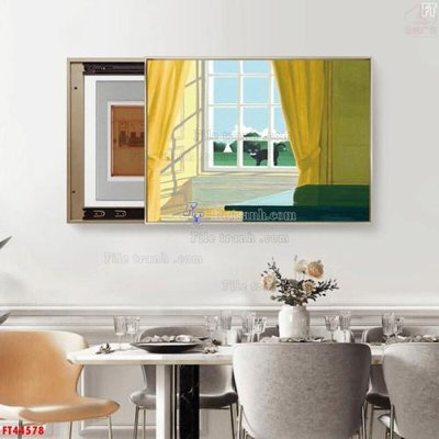 File PSD File tranh bộ hiện đại FT44578 (chất lượng in ấn)