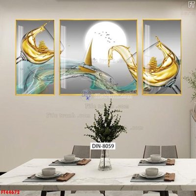 File gốc File tranh bộ hiện đại FT44672 (phong cách) cổ điển