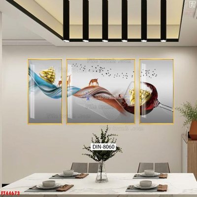 Tải file gốc File tranh bộ hiện đại FT44673 (in khổ lớn) không vỡ