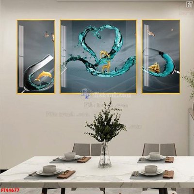 Tải file File tranh bộ hiện đại FT44677 (ảnh gốc) 300dpi File tranh bộ hiện đại FT44677