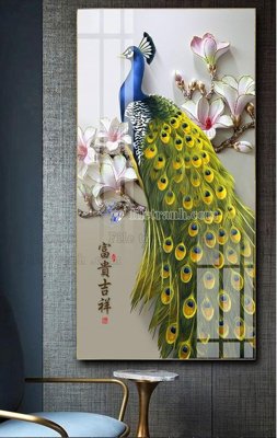 Ảnh gốc File tranh hiện đại pha lê gương FT453 (độ nét cao) in tráng gương