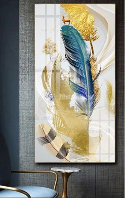 Ảnh gốc File tranh hiện đại pha lê gương FT466 (độ nét cao) in mica