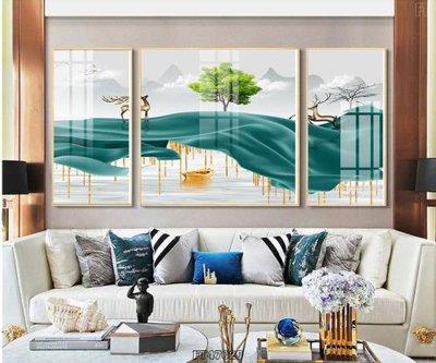 Hình ảnh file gốc Tranh treo pha lê gương FT47029 cho in UV