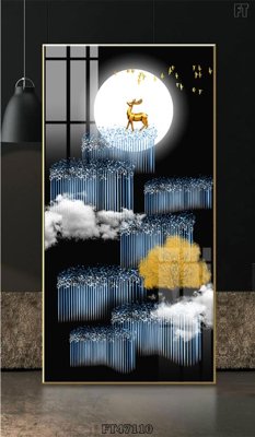 File PSD Tranh treo pha lê gương FT47110 (gốc) cho designer