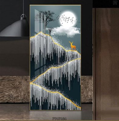 File tranh gốc Tranh treo pha lê gương FT47124 (sắc nét từng chi tiết)