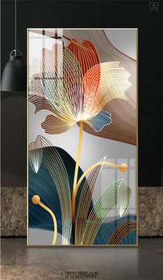 File gốc Tranh treo pha lê gương FT47246 (in ấn) màu sắc trung thực