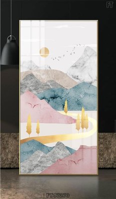 File gốc Tranh treo pha lê gương FT47270 (in 3D) cho trang trí