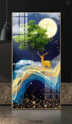 File ảnh Tranh treo pha lê gương FT47282 (gốc) in biển hiệu