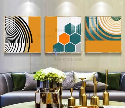 Download file gốc Tranh treo pha lê gương FT47294 (in mica) trang trí