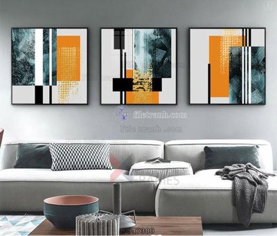 File ảnh Tranh treo pha lê gương FT47300 (gốc) trang trí khách sạn