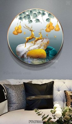 Tải file Tranh treo pha lê gương FT47306 (ảnh gốc) in gạch men