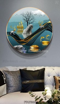 File gốc Tranh treo pha lê gương FT47338 (in mica) làm quà tặng