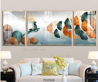 File tranh quảng cáo Tranh treo pha lê gương FT47363 (file gốc) chuyên nghiệp