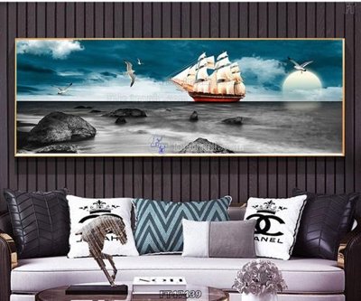 File tranh Tranh treo pha lê gương FT47439 (gốc) chủ đề thiên nhiên