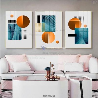 File tranh Tranh treo pha lê gương FT47449 (ảnh gốc) không bị mờ