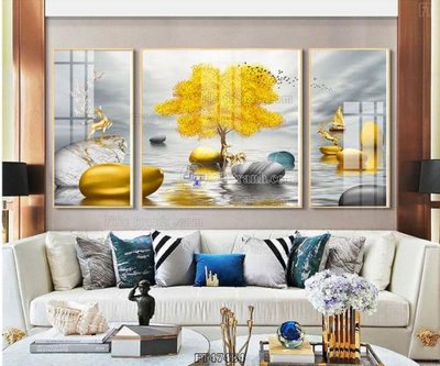 Tải file gốc Tranh treo pha lê gương FT47484 (để in lụa)