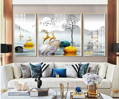 Tải file Tranh treo pha lê gương FT47499 (ảnh gốc) in gạch 3D