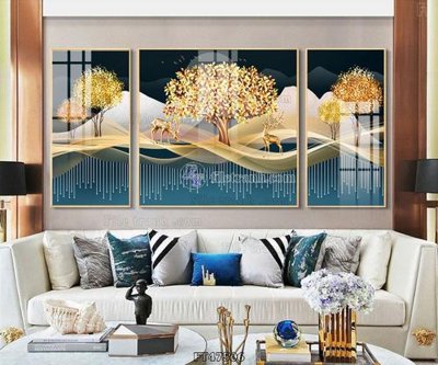 Ảnh gốc Tranh treo pha lê gương FT47506 (độ nét cao) in tráng gương