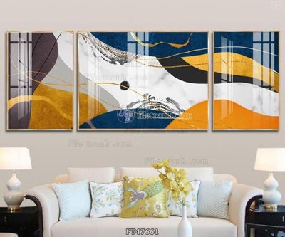 Download file ảnh gốc Tranh treo pha lê gương FT47661 để in ấn