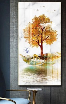 File gốc File tranh hiện đại pha lê gương FT478 (PNG) nền trong suốt