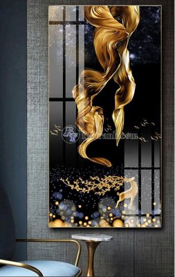 Download file File tranh hiện đại pha lê gương FT533 (gốc) in mica đèn LED