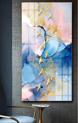 Download file gốc File tranh hiện đại pha lê gương FT534 (in mica) 3D