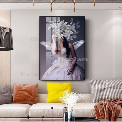 File gốc File tranh hiện đại pha lê gương FT566 (ảnh rõ nét) để in