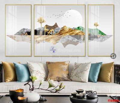File ảnh gốc File tranh hiện đại pha lê gương FT60006 (chuyên in mica)
