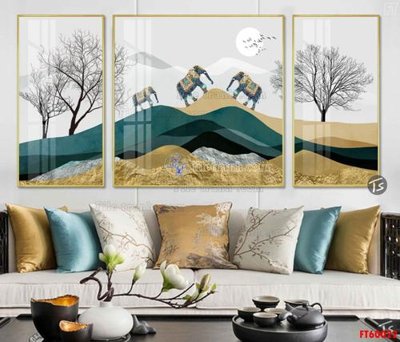 Mua file tranh gốc File tranh hiện đại pha lê gương FT60022 tại Filetranh.com