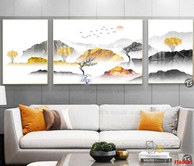 Hình ảnh file gốc File tranh hiện đại pha lê gương FT60025 cho in UV