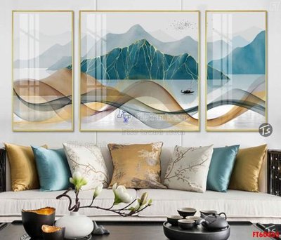 Download file gốc File tranh hiện đại pha lê gương FT60033 (in lụa) cao cấp