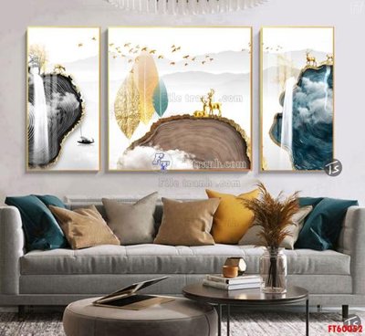 Hình ảnh file gốc File tranh hiện đại pha lê gương FT60052 (chất lượng cao)