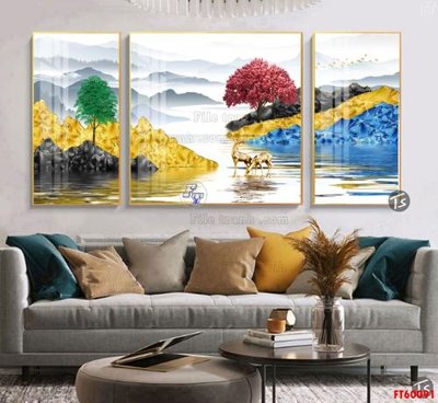 Tải file File tranh hiện đại pha lê gương FT60091 (ảnh gốc) file TIFF