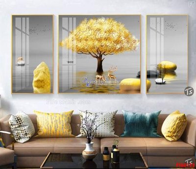 Tải file File tranh hiện đại pha lê gương FT60122 (PSD) cho in tranh 3D