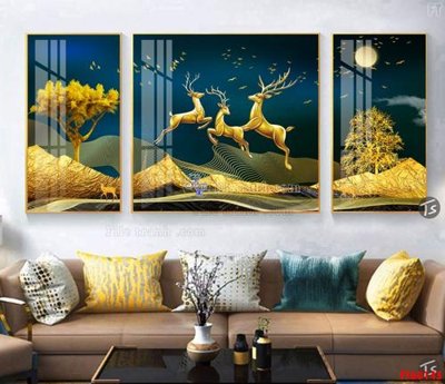 File tranh File tranh hiện đại pha lê gương FT60145 (ảnh gốc) in trần xuyên sáng