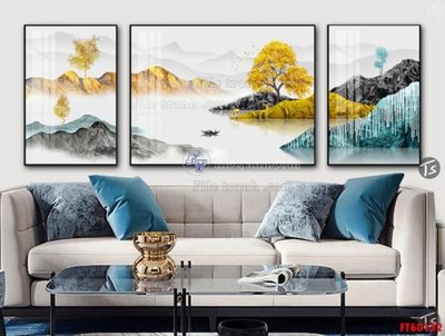 Download file gốc File tranh hiện đại pha lê gương FT60152 (in lụa) cao cấp