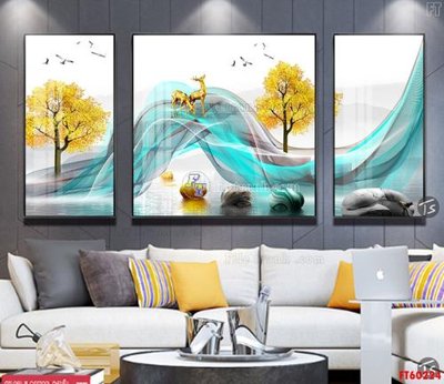 File gốc File tranh hiện đại pha lê gương FT60224 (ảnh rõ nét) để in