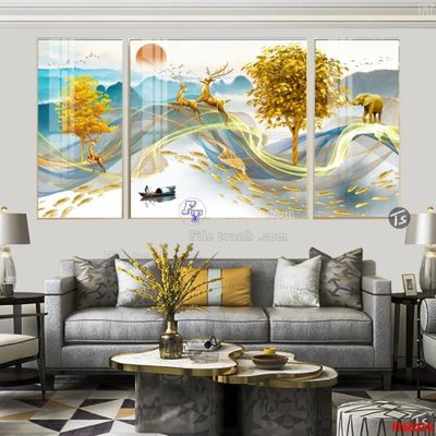 Tải xuống file tranh gốc File tranh hiện đại pha lê gương FT60252 (PSD/TIFF)